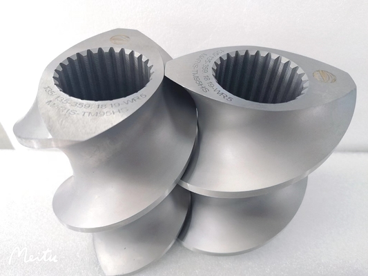 Δίδυμα στοιχεία βιδών εξωθητών βιδών Clextral EV145 για τα τρόφιμα indursty