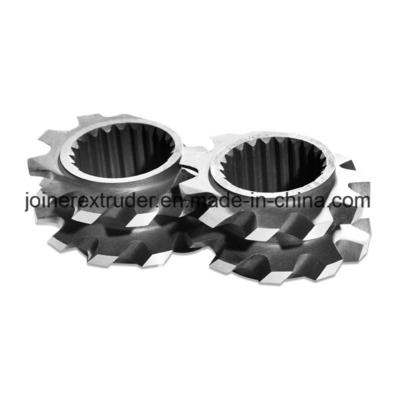Πρότυπο 223 41CrAlMo7 38CrMoAl Twin Screw Counter Rotating Extruder για πετρέλαιο και απόδοση