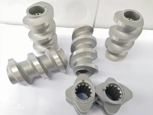 Πρότυπο 223 41CrAlMo7 38CrMoAl Twin Screw Counter Rotating Extruder για πετρέλαιο και απόδοση
