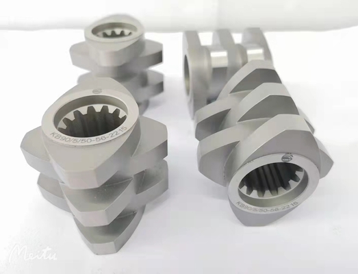Πρότυπο 223 41CrAlMo7 38CrMoAl Twin Screw Counter Rotating Extruder για πετρέλαιο και απόδοση