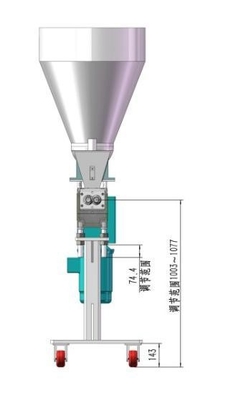 PP ABS Joiner Twin Screw Extruder Side Feeder KY75/65 Τύπος 300rpm Ταχύτητα βίδα εξόδου