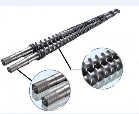 Δίδυμο βιδών υλικό μερών WR15E βιδών εξωθητών σχεδίου βιδών εξωθητών άξονων πλαστικό