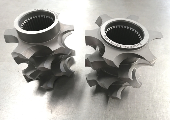 Πρότυπο 223 41CrAlMo7 38CrMoAl Twin Screw Counter Rotating Extruder για πετρέλαιο και απόδοση