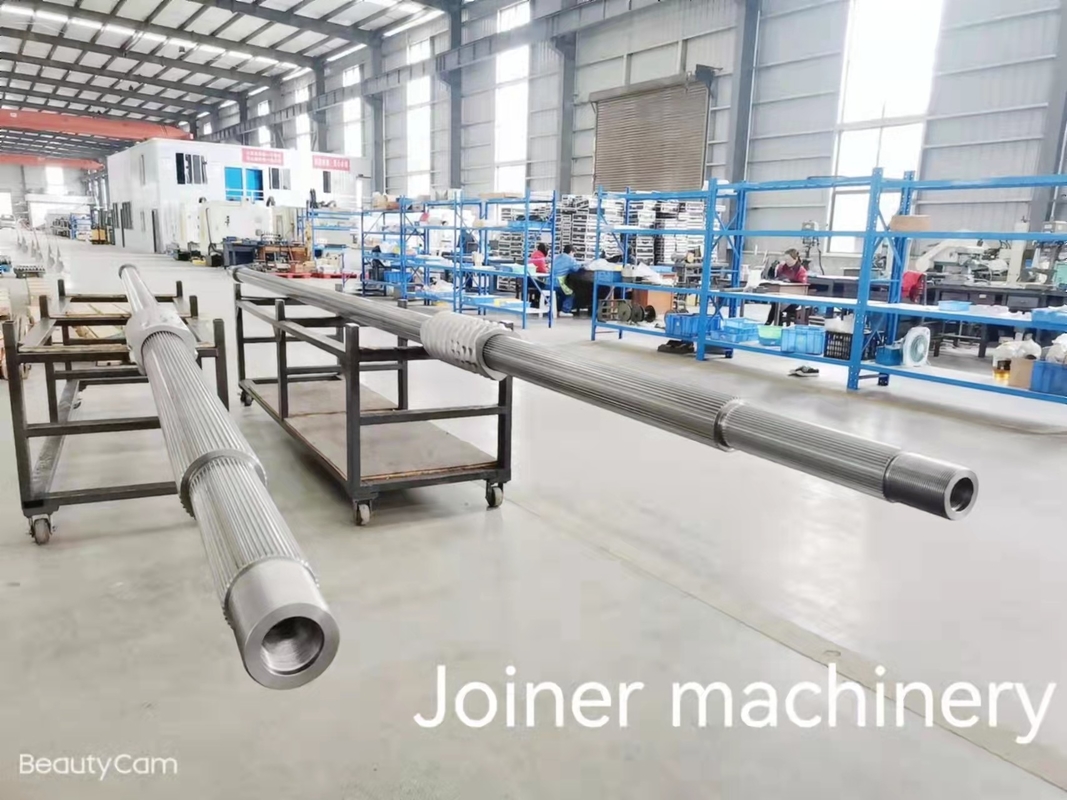 40CrNiMoA υλικά Extruder shafts με σύστημα ψύξης για την βιομηχανία τροφίμων με φούσκωμα από Joiner