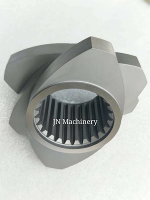Τεχνική επεξεργασία CNC 41CrAlMo7 38CrMoAla Διπλή βίδα Extruder Μηχανή Τμήματα βίδας