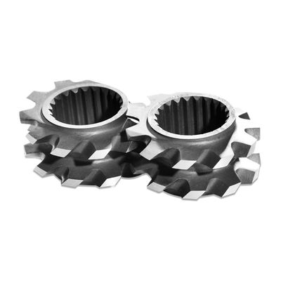 να ζυμώσει 57.6mm Dia TEM48SS φραγμός, δίδυμο σχέδιο συνήθειας στοιχείων εξωθητών βιδών