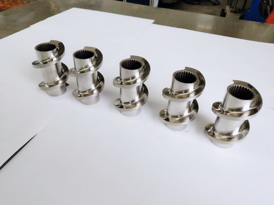 ZSE75 κοβάλτιο που περιστρέφεται τα δίδυμα ανταλλακτικά HRC58 εξωθητών βιδών - σκληρότητα 62