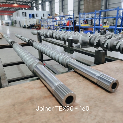Στοιχεία βιδών εξωθητών JSW TEX160 με την υψηλές ένδυση και την αντίσταση διάβρωσης