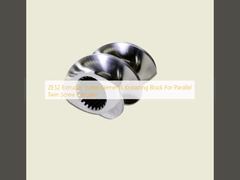 ZE52 στοιχεία βιδών εξωθητών που ζυμώνουν το φραγμό για τον παράλληλο δίδυμο εξωθητή βιδών