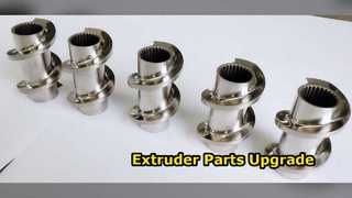 ZSE75 Ανταλλακτικά εξωθητήρα διπλής βίδας PP PE POM PVC